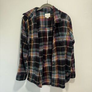American Eagle Outfitters Colorful Plaid Shirt